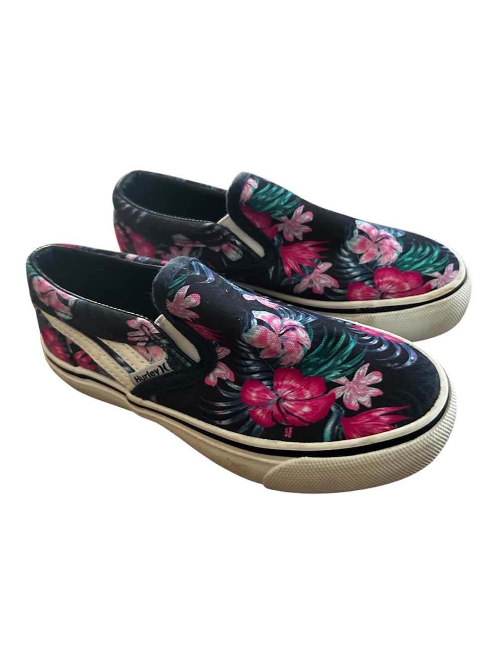 Hurley Toddlers Floral Slip On Shoes Sneakers 10